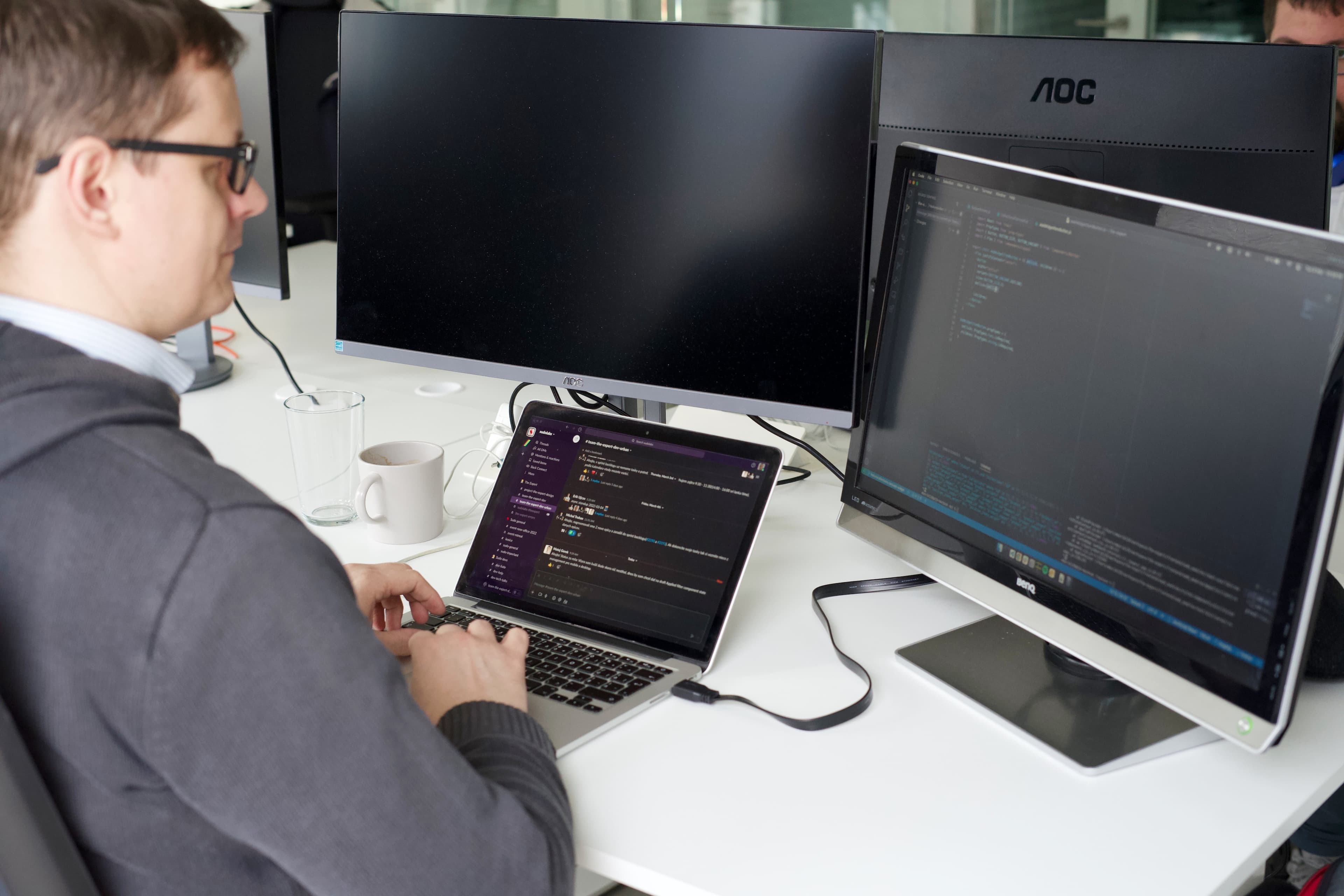 Martin Borik, scrum master at Sudolabs, working for a client The Expert