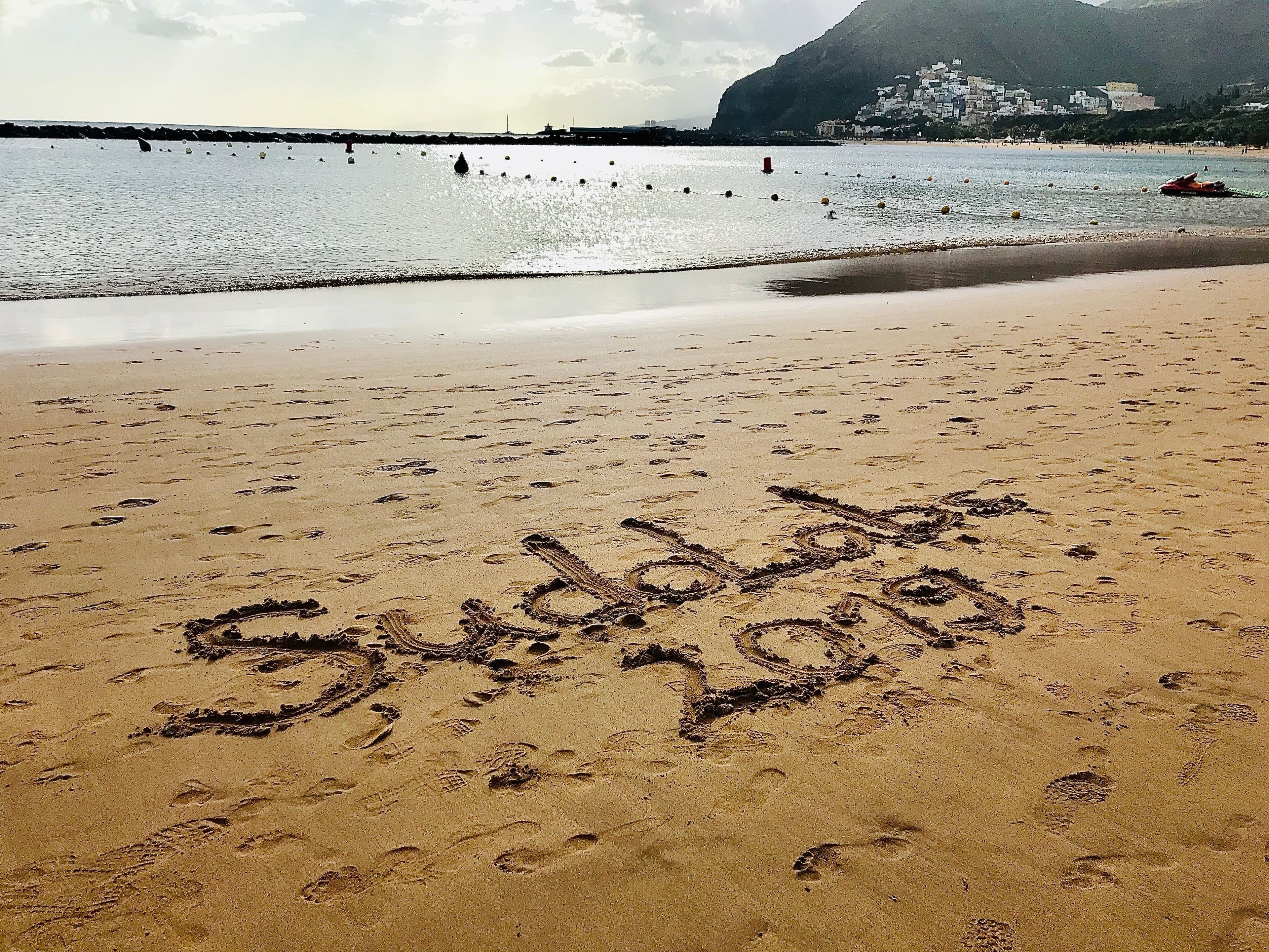 Sudolabs written in sand