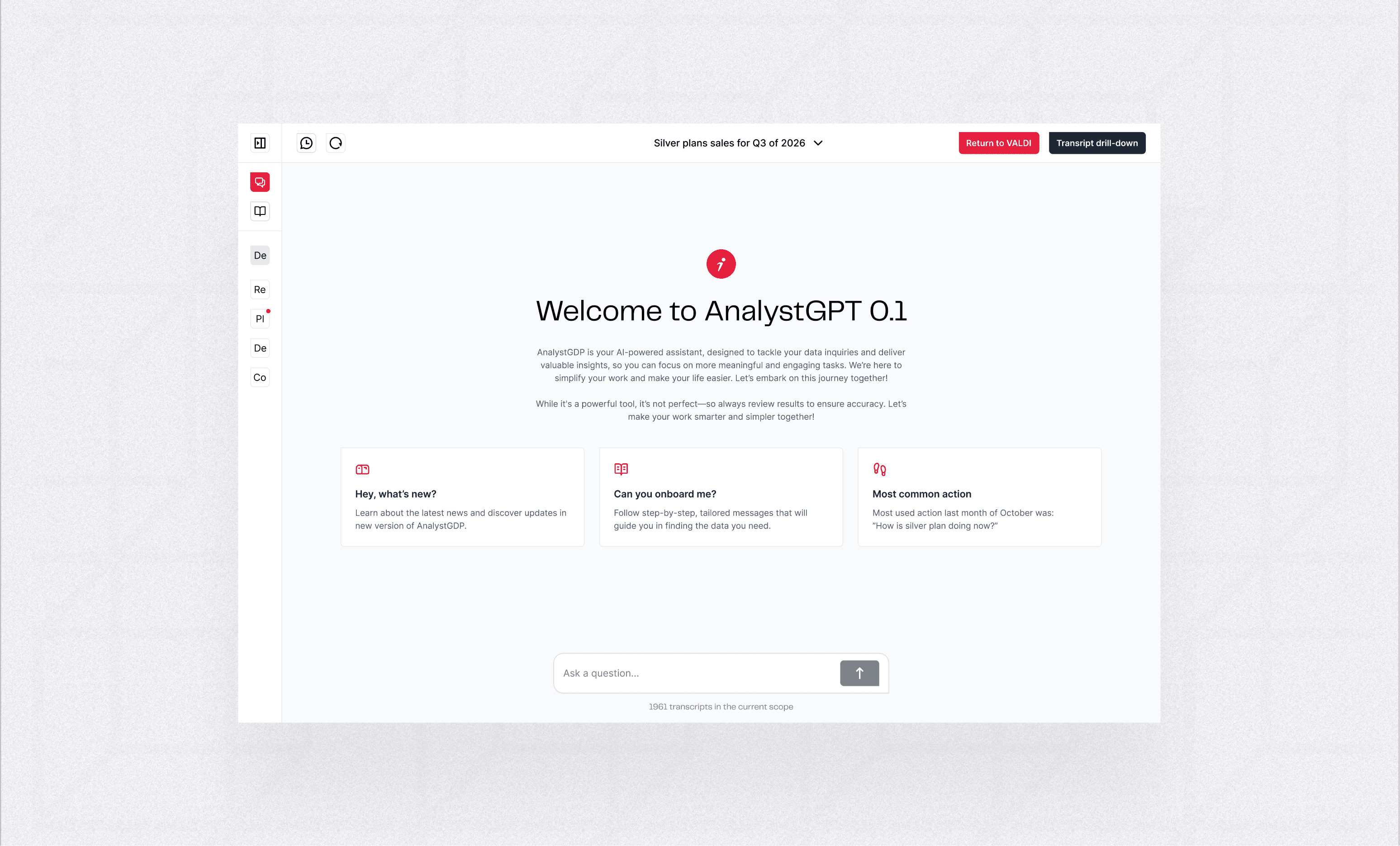 AI-powered call transcript analysis platform