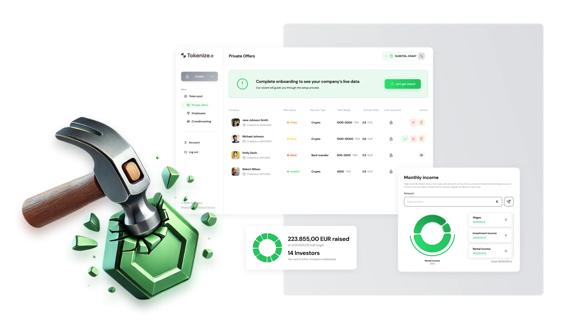 Tokenize.it blockchain fundraising platform