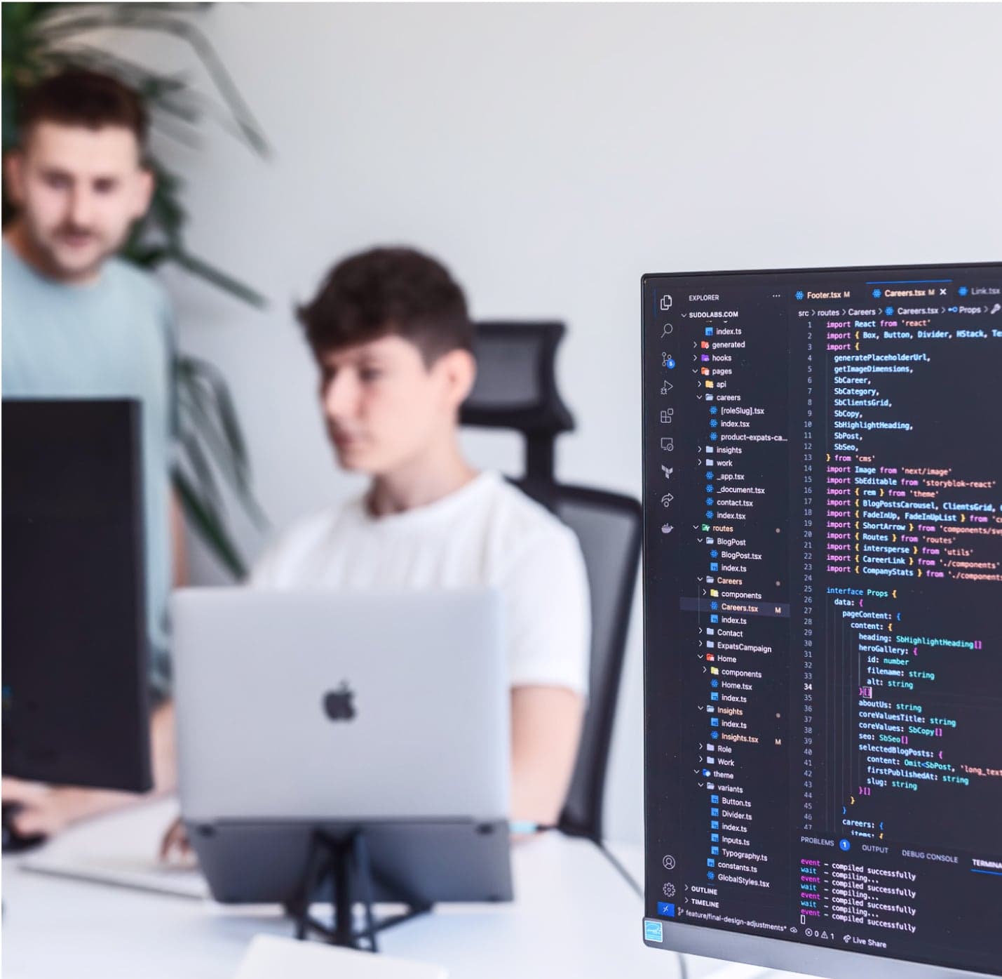 Senior Product Manager (AI solutions) team working at Sudolabs