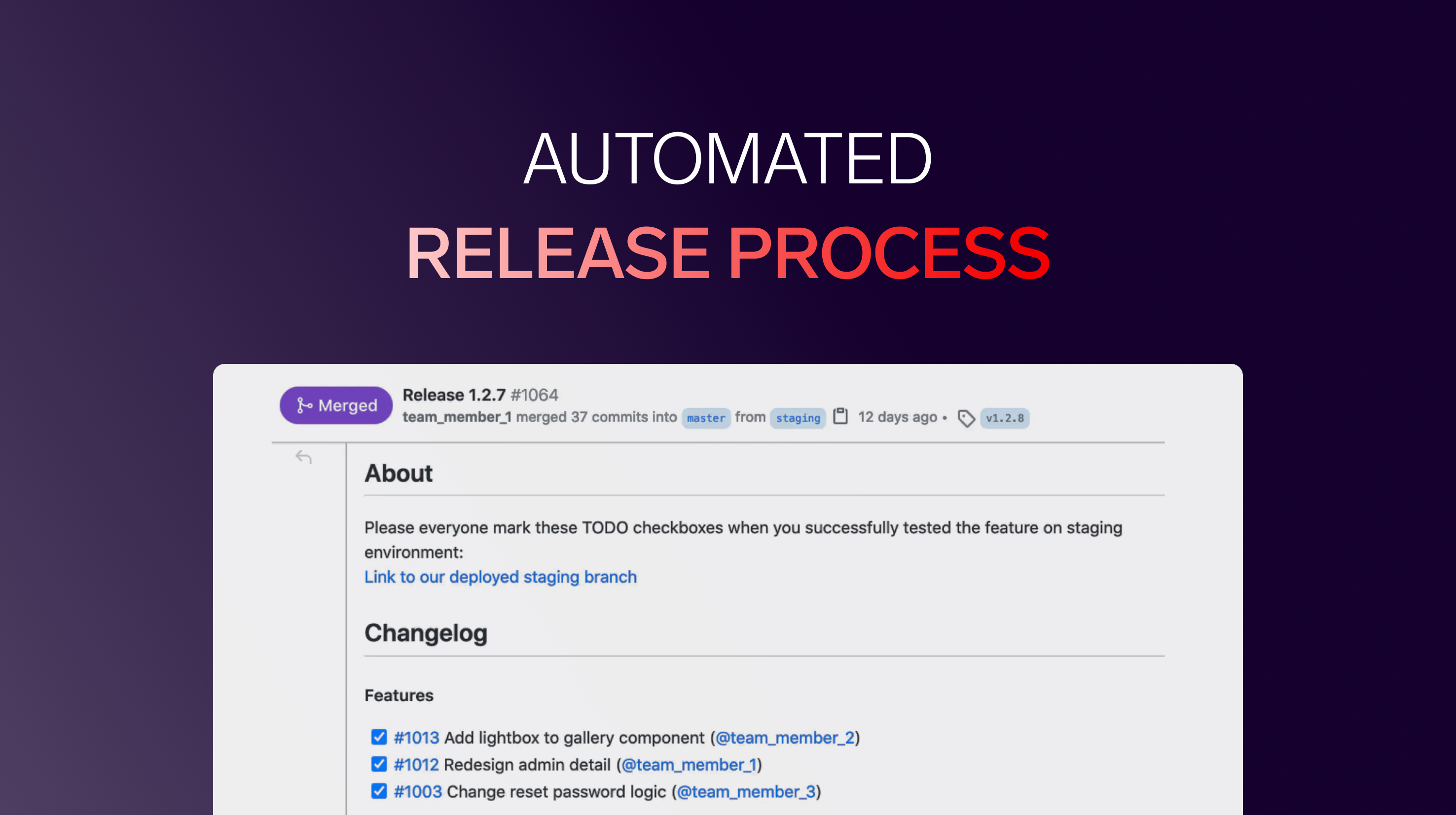 How we automatized our release process into just 3 clicks